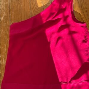Banana Republic Pink Asymmetrical Sleeveless Tank Top